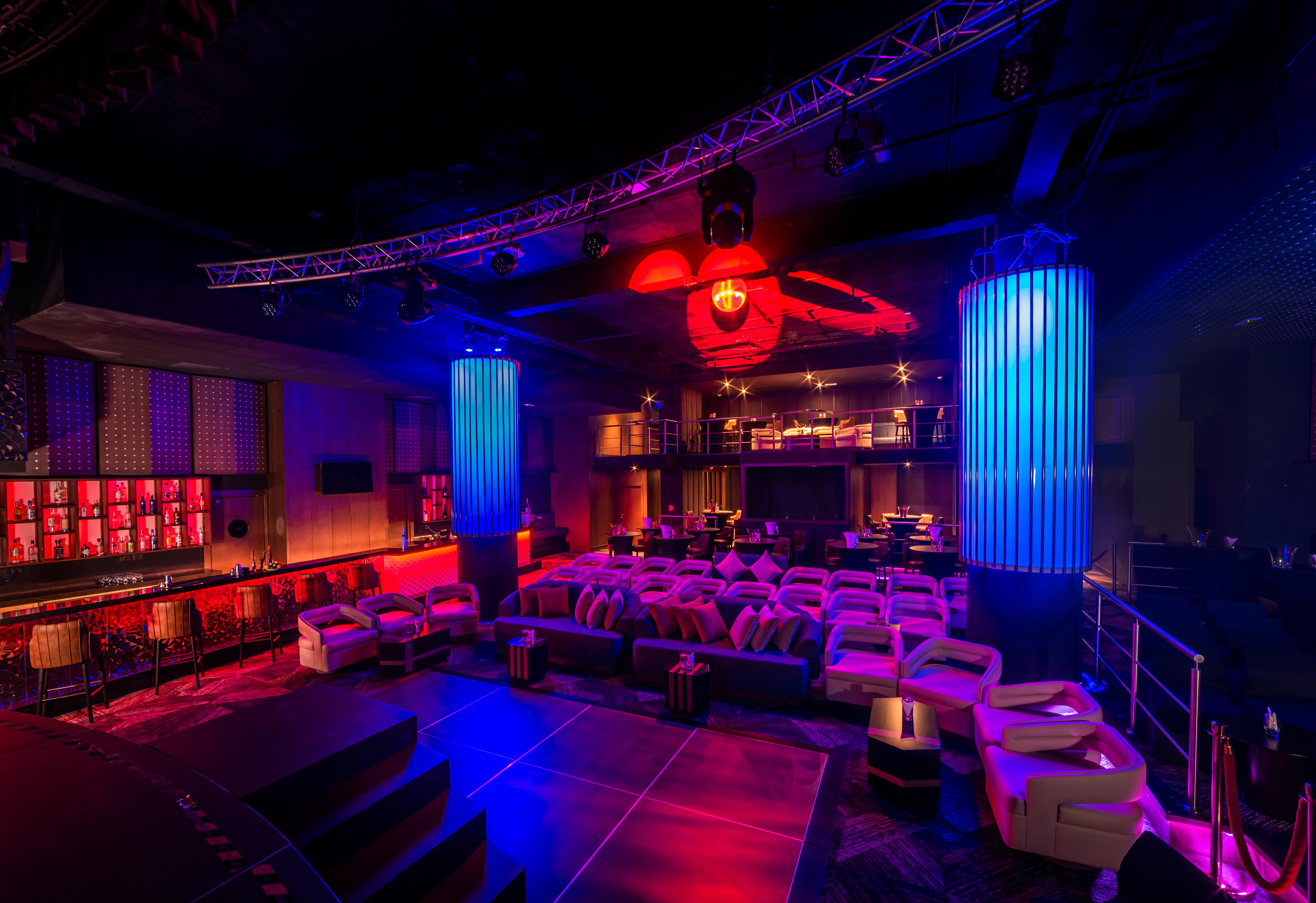 坎昆里维埃拉港口水疗度假村-全包-仅限成人 Alfredo V. Bonfil 外观 照片 The interior of the nightclub